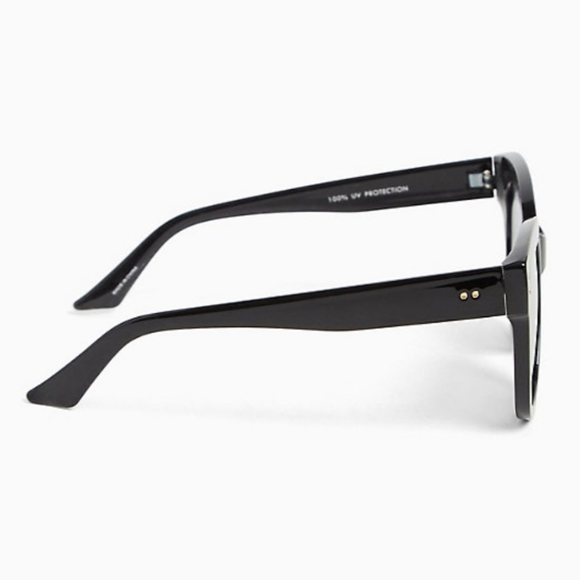 2X HOST PICK!!! BLACK CAT EYE SUNGLASSES - Picture 3 of 3